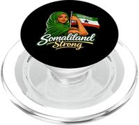 Diseño Femenino de Somalilandia Strong Flag Pride PopSockets PopGrip para MagSafe