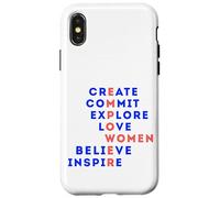 Diseño Feminista Empower Mujeres Inspiración Activismo Carcasa para iPhone X/XS