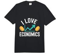 Diseño financiero de Moda I Love Economics Comfort Colors Adult Heavyweight T-Shirt