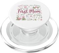Diseño First Mom Blessed New Motherhood Mama PopSockets PopGrip para MagSafe