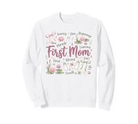 Diseño First Mom Blessed New Motherhood Mama Sudadera