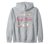 Diseño First Mom Blessed New Motherhood Mama Sudadera con Capucha