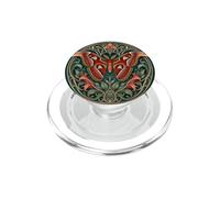 Diseño Floral Art Nouveau de Polilla del Atlas Adornado PopSockets PopGrip para MagSafe
