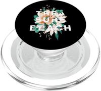 Diseño Floral de Treasure Beach, Flor jamaicana de Las Islas Gili PopSockets PopGrip para MagSafe