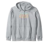 Diseño Floral Espiritual Even In Chaos His Grace Finds Me Sudadera con Capucha