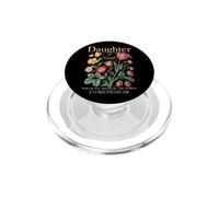 Diseño Floral 'Hija de Dios' Que Empodera la Fe PopSockets PopGrip para MagSafe