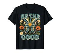 Diseño Floral Vintage de Be The Good Butterfly Camiseta