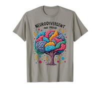Diseño Fresco de Salud Mental neurodivergente para Hombres, Mujeres y niños Camiseta