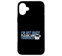 Diseño fuera de servicio para un bombero Carcasa para iPhone 16 Plus