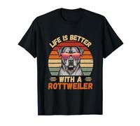 Diseño genial de Rottweiler para hombres y mujeres, amantes de Rottie Rottweiler Camiseta
