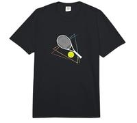 Diseño geométrico de Raqueta de Tenis y Pelota Comfort Colors Adult Heavyweight T-Shirt