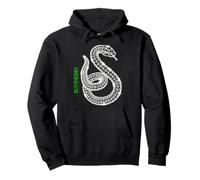 Diseño geométrico de Serpiente Slytherin Sudadera con Capucha