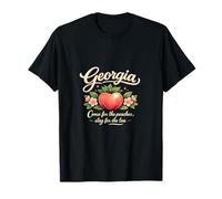 Diseño Georgia Peach and Tea State Pride Camiseta