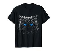 Diseño gráfico de Mariposas Scottish Fold Cat Dad Blue Eyes Camiseta