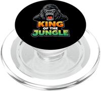 Diseño Gráfico de Roaring Gorilla Jungle PopSockets PopGrip para MagSafe