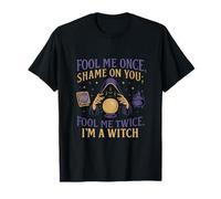 Diseño Gráfico Fool Me Twice I'm a Witch Camiseta