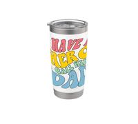 Diseño Gráfico I Have A Hero Call Him Dad Vaso térmico de acero inoxidable de doble pared