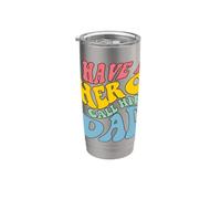 Diseño Gráfico I Have A Hero Call Him Dad Vaso térmico de acero inoxidable de doble pared