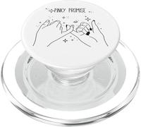 Diseño gráfico Pinky Promise and Be Honest para Hombre y Mujer PopSockets PopGrip para MagSafe