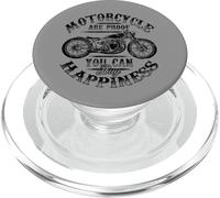Diseño gráfico Vintage de Motocicleta Ride and Be Happy PopSockets PopGrip para MagSafe