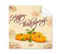 Diseño Happy día de Acción de Gracias de regalo gamuza de gafas paño de limpieza Limpiador para pantalla de teléfono 5 unidades