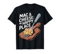 Diseño Happy Place Mac & Cheese Camiseta