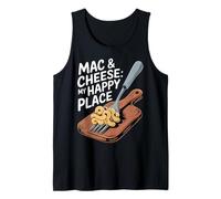 Diseño Happy Place Mac & Cheese Camiseta sin Mangas