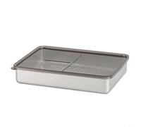 Diseño hermético a prueba de fugas en soluciones de almacenamiento de alimentos de acero inoxidable 304 para una mejor organización (2000 ml)