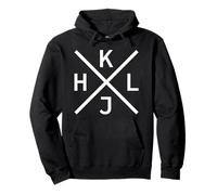 Diseño HJKL para programadores usando Vi/Vim - White Graphic Sudadera con Capucha