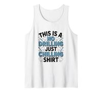 Diseño humorístico de Dentista Dental sin perforación, Simplemente escalofriante Camiseta sin Mangas