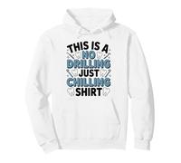 Diseño humorístico de Dentista Dental sin perforación, Simplemente escalofriante Sudadera con Capucha