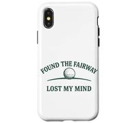 Diseño humorístico de Golf Found The Fairway Lost My Mind Carcasa para iPhone X/XS