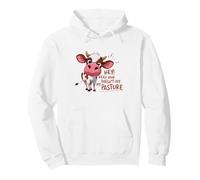 Diseño humorístico de Vaca Que Mantiene tu desorden lejos Sudadera con Capucha