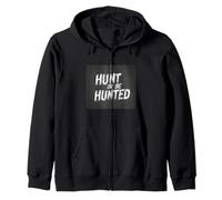Diseño Hunt or Be Hunted para espíritus feroces Sudadera con Capucha