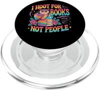 Diseño I Hoot For Books Not People PopSockets PopGrip para MagSafe