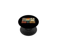 Diseño I Keep All My Dad Jokes In A Dad-A-Base PopSockets PopGrip Adhesivo