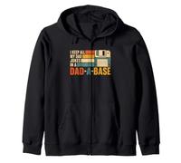 Diseño I Keep All My Dad Jokes In A Dad-A-Base Sudadera con Capucha