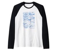 Diseño icónico de Coche JDM Legend de Estilo Manga Camiseta Manga Raglan