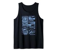Diseño icónico de Coche JDM Legend de Estilo Manga Camiseta sin Mangas