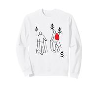 Diseño ilustrado de Raquetas de Nieve, Raquetas de Nieve Sudadera
