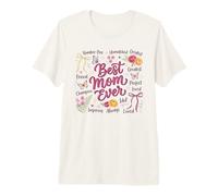 Diseño inigualable de Mariposas Florales de la Mejor Madre Camiseta Premium