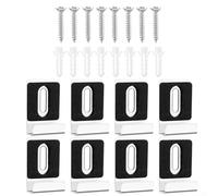 Diseño innovador 8 clips de acero inoxidable hechos para asegurar obras de arte o para tableros publicitarios con confianza