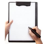 DISEÑO INNOVADOR El portapapeles magnético de Magnetoplan es una superficie de escritura firme y lavable con un mecanismo de plegado magnético para fijar el papel.