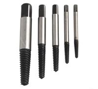 Diseño innovador: este completo kit de extracción de tornillos incluye cinco herramientas esenciales para hacer frente a cualquier desafío (B)