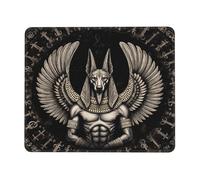 Diseño Inspirado En El Dios Egipcio Anubis Y La Mitología Egipcia Alfombrilla De Ratón Lavable Mousepad Duradero Alfombrilla De Escritorio para Pc Hogar Oficina 25X30Cm