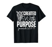 Diseño Inspirador con Propósito Jeremías 29:11 Camiseta