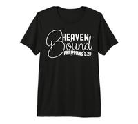 Diseño Inspirador de Fe: Camino al Cielo Filipenses 3:20 Camiseta Premium
