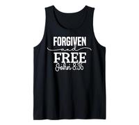 Diseño Inspirador de Fe: Perdona y Sé Libre Camiseta sin Mangas