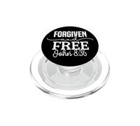Diseño Inspirador de Fe: Perdona y Sé Libre PopSockets PopGrip para MagSafe