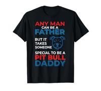 Diseño Inspirador para dueño de Perro Pit Bull Daddy Día del Padre Camiseta